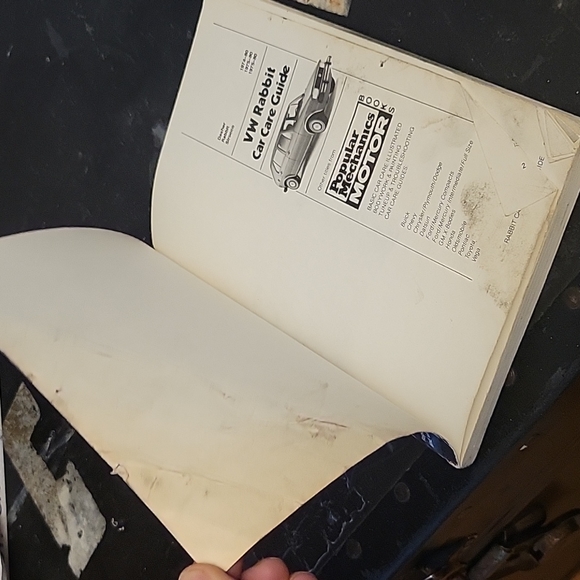 VW Rabbit Car Car guide 1980s Vintage Soft Cover Book - Picture 3 of 7